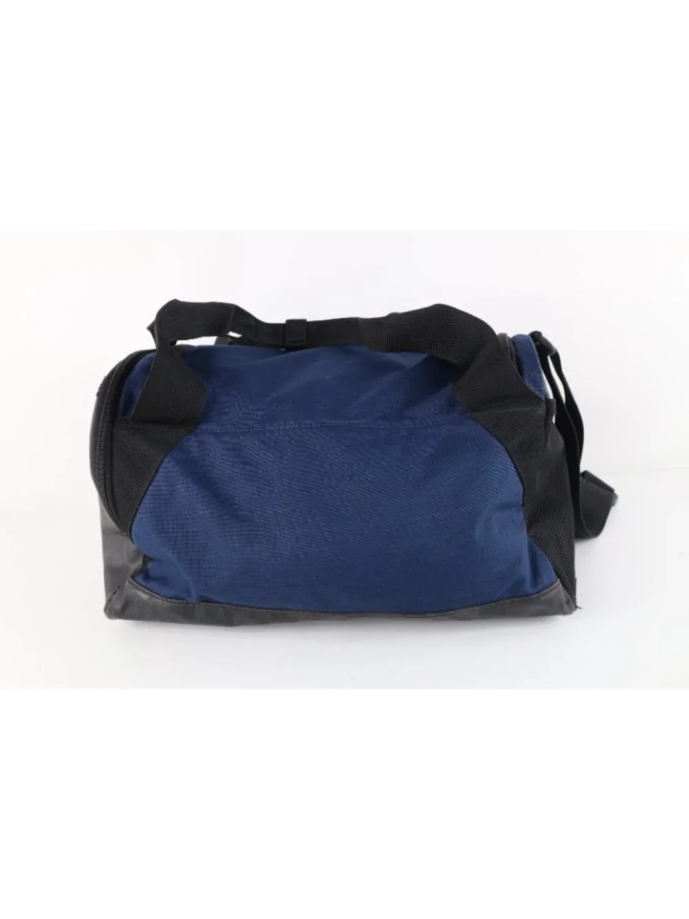 Vintage Y2K Nike Spell Out Just Do It Big Swoosh Logo Handled Duffel Bag Gym Bag